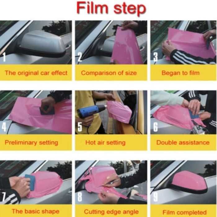 Самозалепващо фолио Automat-ICE BLUE, Драскано, 1.52m