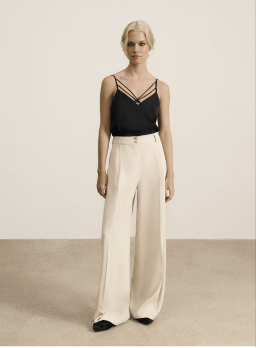 Двойка,пиджак с расклешенные брюки