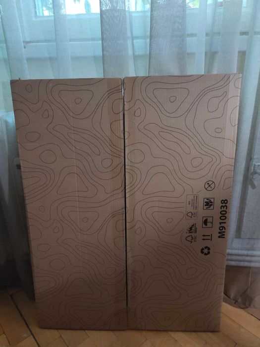 Oglinda baie 80x60 cm, iluminare din partea de sus, sigilata