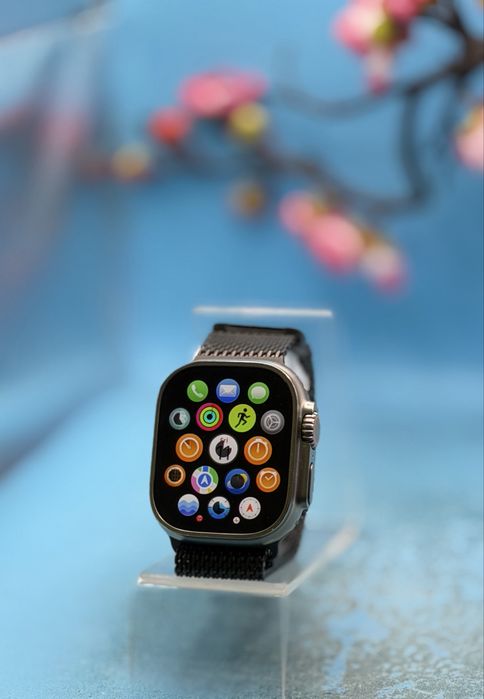 Смарт часовник Apple Watch Ultra 1st Gen GPS + Cellular 49mm Titanium – Black Milanese Strap