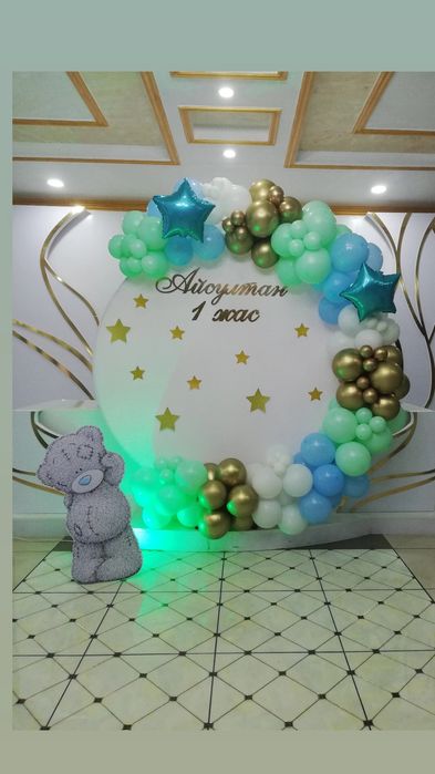 Баннер, фотозона, президиум