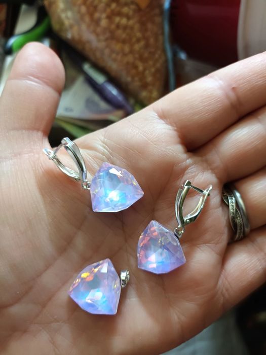 Set dama ocazie piatră lila