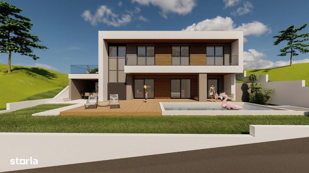 Teren autorizat pentru casa cu piscina Valea Seaca 500mp