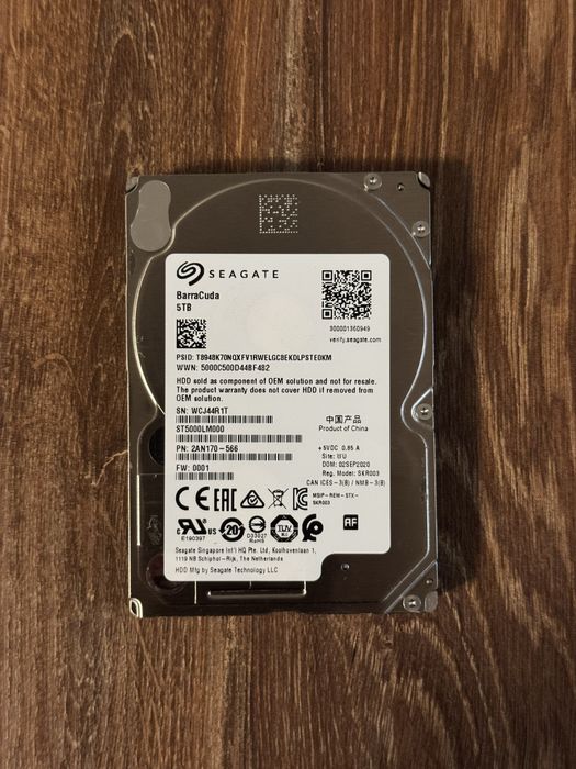 Seagate BarraCuda 5TB – Най-големият 2.5” SATA HDD 15mm за Mini PC NAS