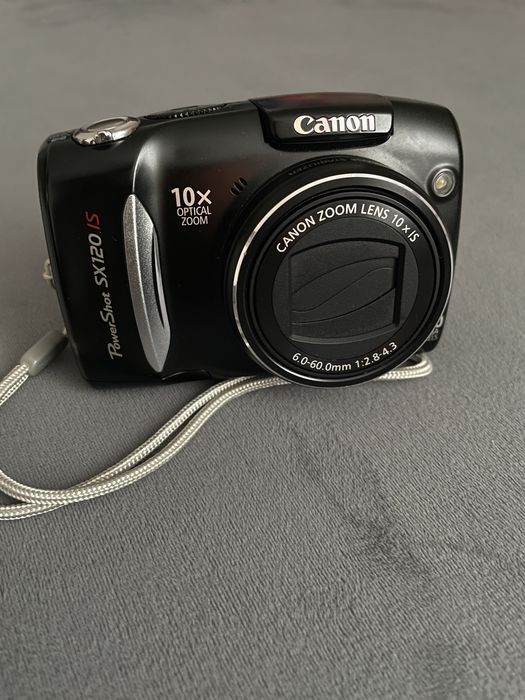 Camera Foto Digitala CANON PowerShot SX120 IS, PC1431 Black 10.0 MP 10X Optical Zoom