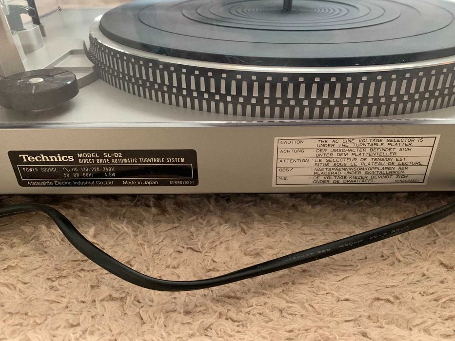 HIFI грамофон Technics SL-D2 - made in Japan