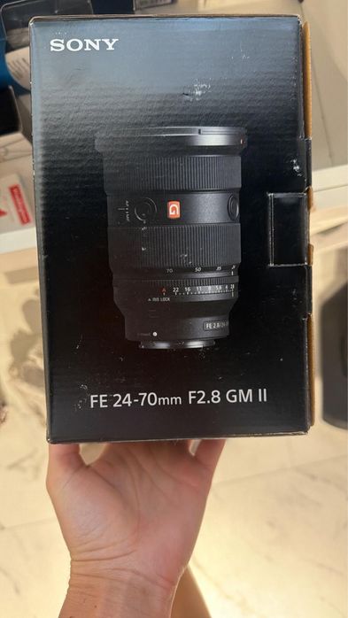 Sony FE 24–70mm f/2.8 GM II + filtre Tiffen – nou/nefolosit