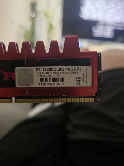 Игровой комплект G.Skill Ripjaws DDR3 16GB (4x4GB) 1600MHz CL9
