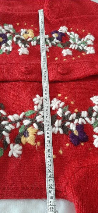 Дамска жилетка ефектна ръчна изработка 100%вълна р-рXL - 2XL