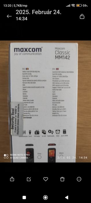 Vand telefon maxcom