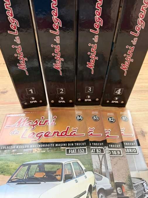 Colectie completa Masini de Legenda – 84 modele + reviste + vitrine