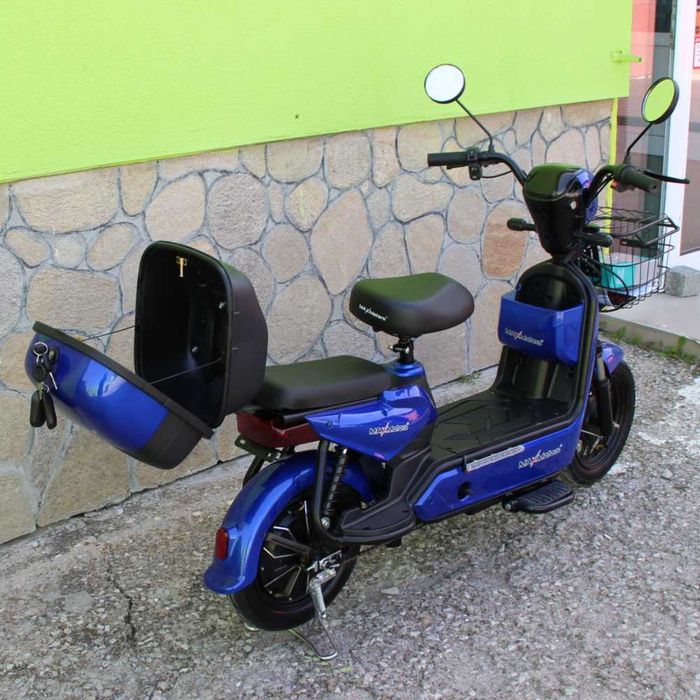 Електрически скутер-велосипед MaxMotors EBZ 14 500W - BLUE