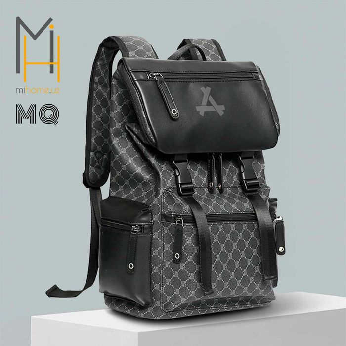 Рюкзак Money Queen Black Leather