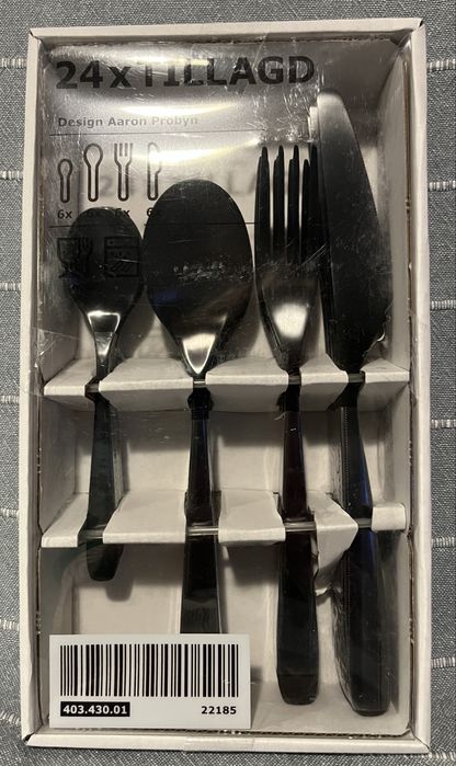 seturi  tacamuri aurii sau negre 24 piese