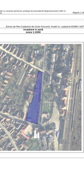 Vand teren intravilan