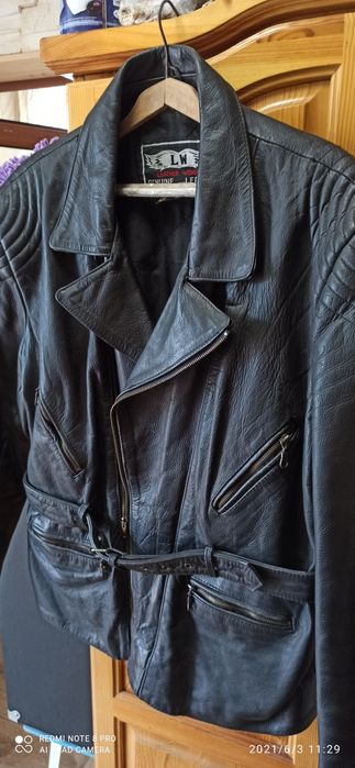 Яке от естествена кожа