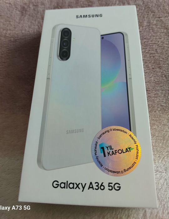 Сматфон Samsung
Смартфон SAMSUNG Galaxy A36 5G SM-A366E/DS (256GB) Awe