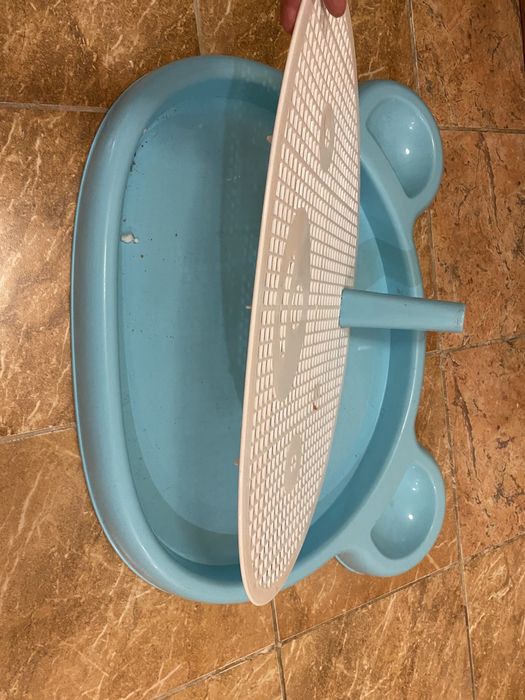 Туалет для собак щенков мальчиков со столбиком