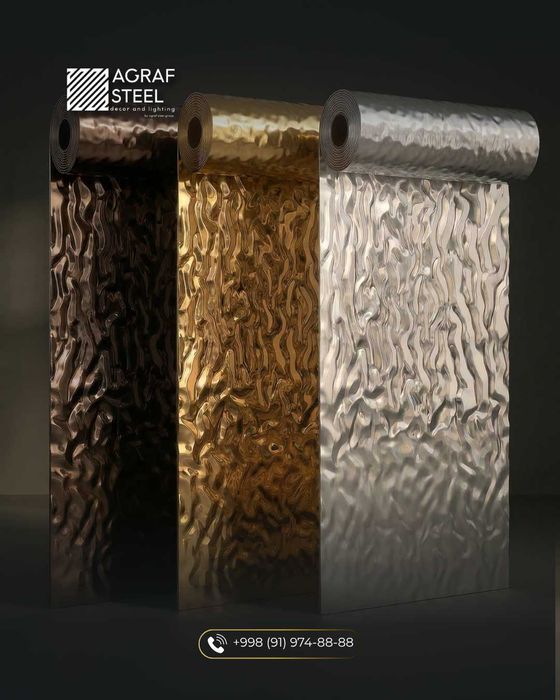 Plastik aqua panel, аква панель, tolqinli patalok