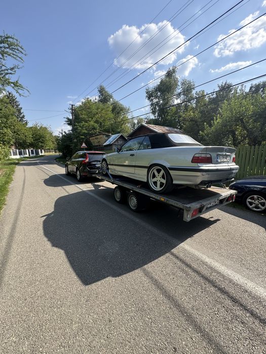 Remorca prelata si platforma auto Stema 2 axe 3500kg