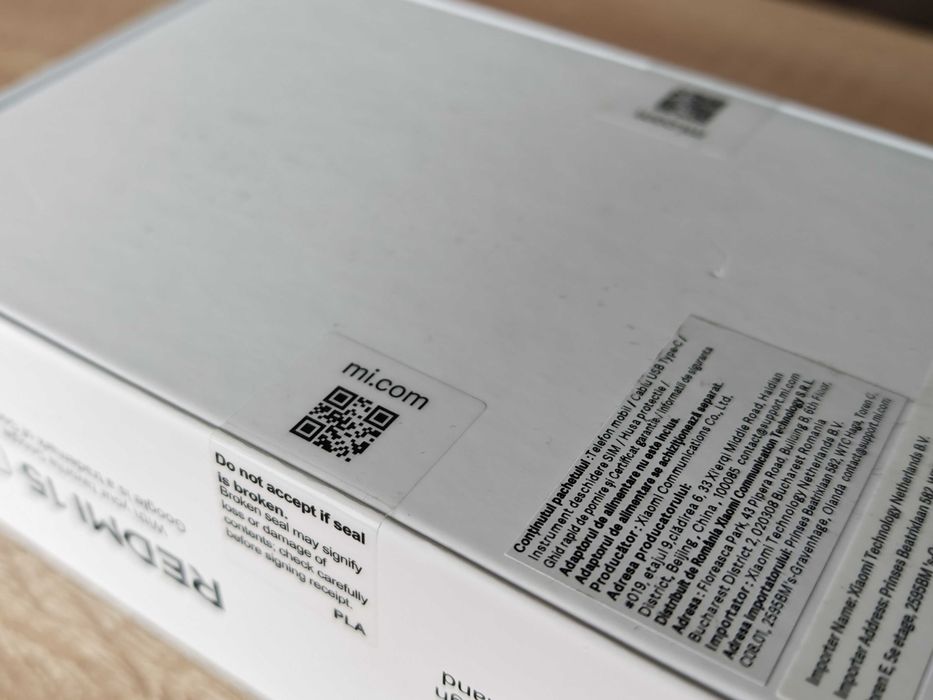 Telefon Redmi 15 5G NOU Sigilat 8GB Ram 256GB Negru Baterie 7000 mAh