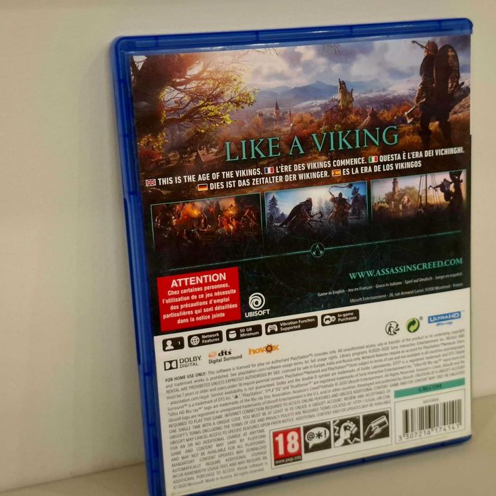 Продам Assassin's creed Valhalla на пс пишите в ватсап