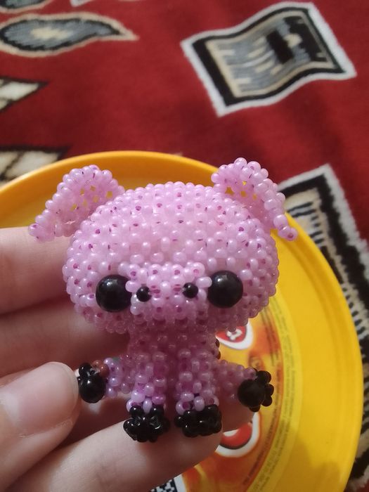 Амигуруми свинка/сувенир/игрушка