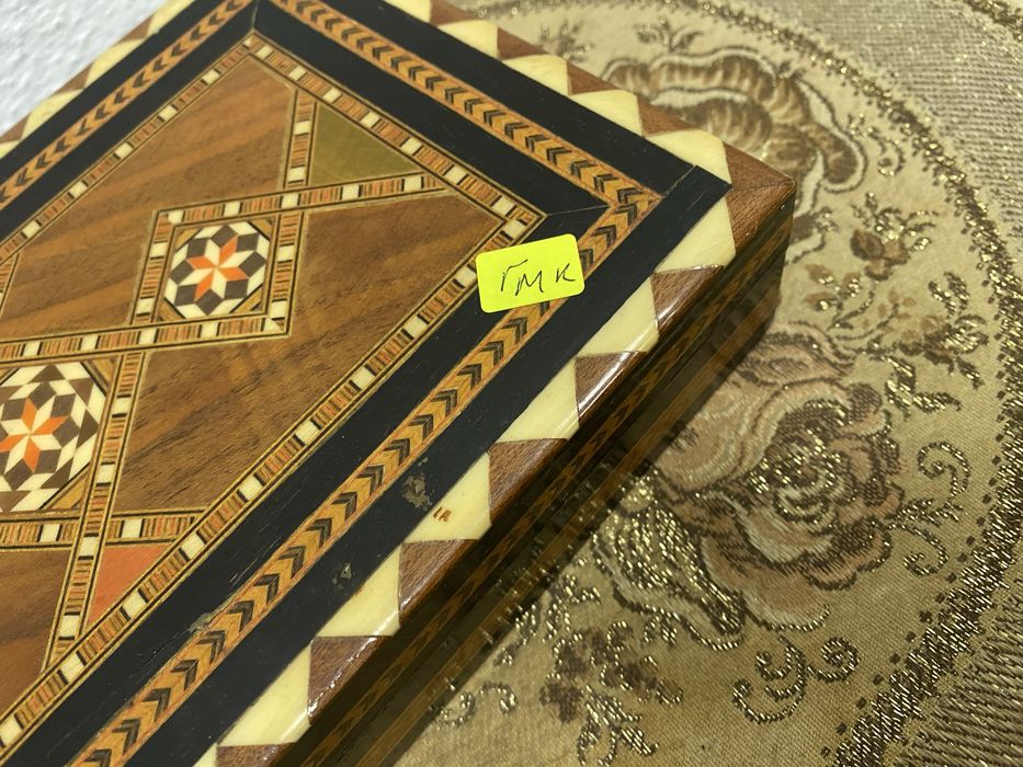 Винтидж кутия за пури и цигари интарзия Италия Sorrento 1950-те