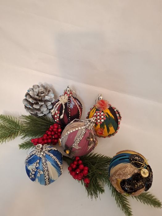 Елочные шары ручной работы