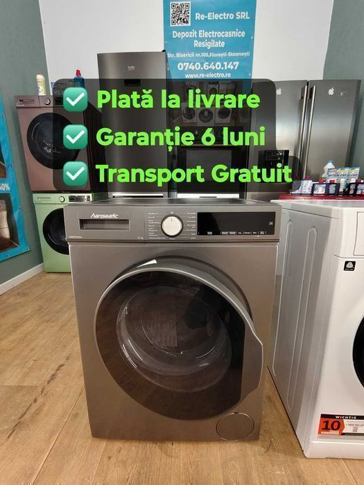 Mașină de spălat rufe Hisense 10kg  Inverter   ~ REDUCERI DE IARNĂ ~