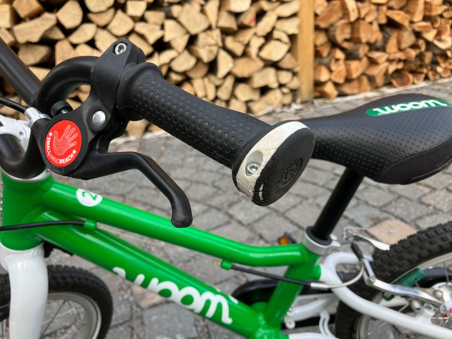 Bicicleta copii woom 2 verde