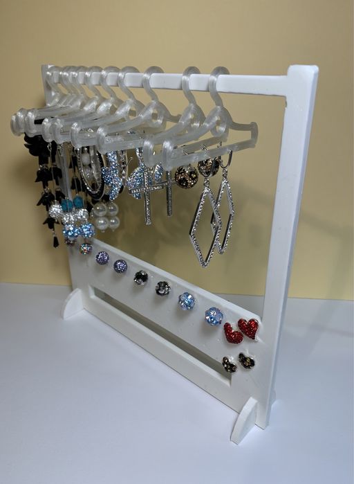 Поставка за обеци + 10бр закачалки