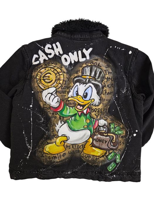 Ръчно рисувани дамски дънкови якета