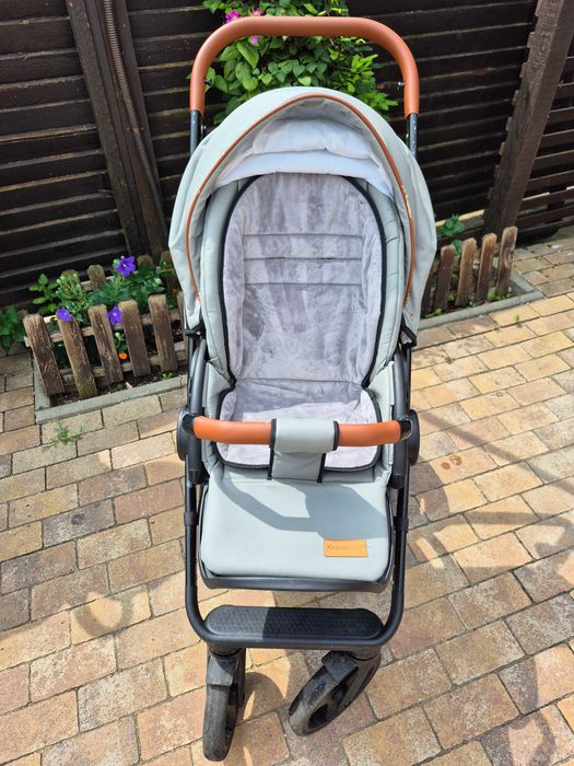Cărucior 2 în 1 Krausman Topaz Lux Grey – 350 lei
