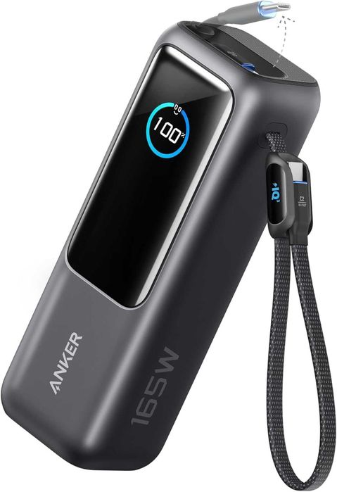 Външна батерия Anker A1695, 25 000mAh, 165 W