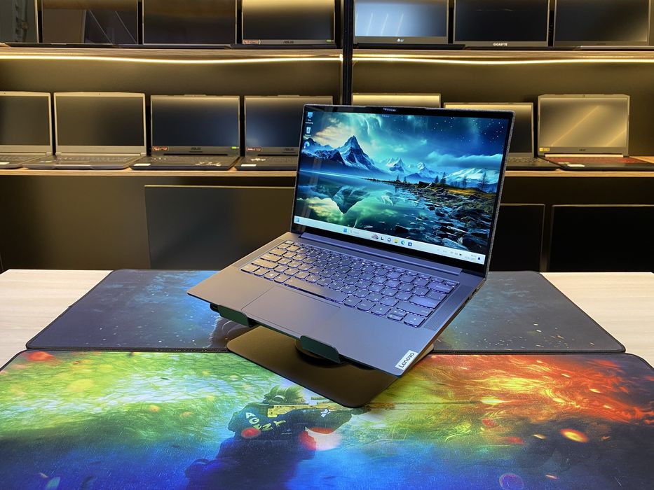 Ультрабук Lenovo Yoga Slim 7! 4K Core i7-1065G7! 16GB! SSD 512GB/MX350