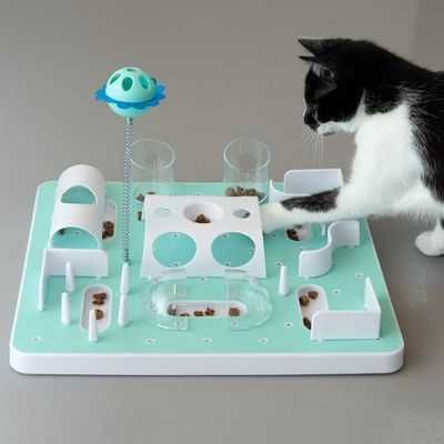 Jucarii pisici-Labirint gustari pisici