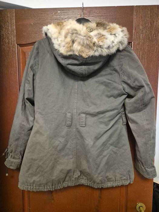 Geaca cu blana naturala de iepure