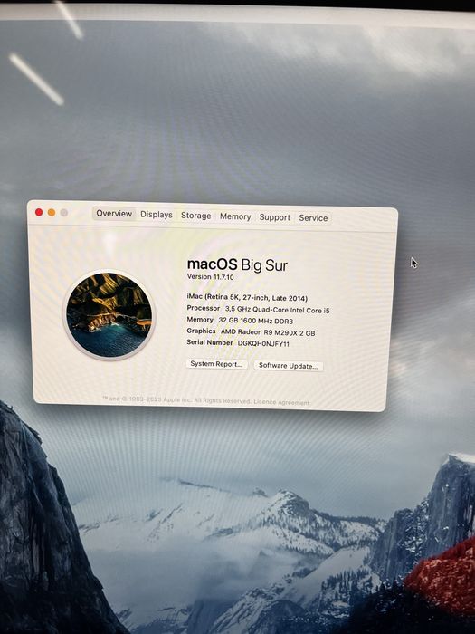 Imac 27 retina display