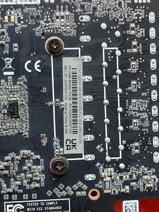 Видеокарта Nvidia GeForce RTX3050 ZOTAC