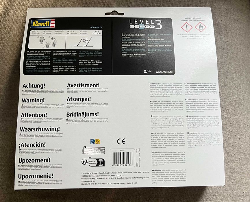 Mașină de construit Revell Jaguar E Type 1:24, set nou sigilat