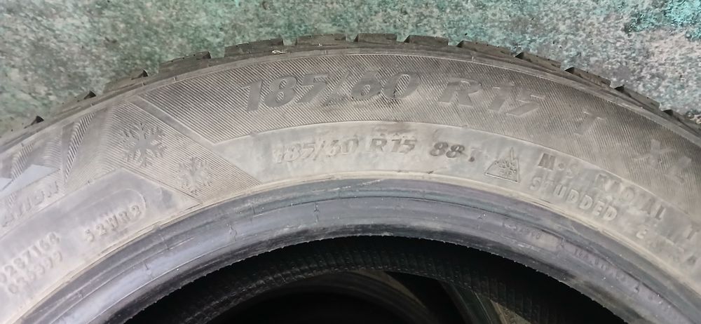 Зимние шины комплект 185/60/15