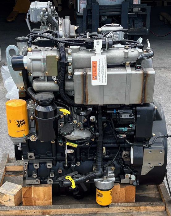 Motor JCB 444 TA4 129kW compatibil utilaje grele JCB turbina, injectoare, chiuloasa, arbore cotit, segmenti