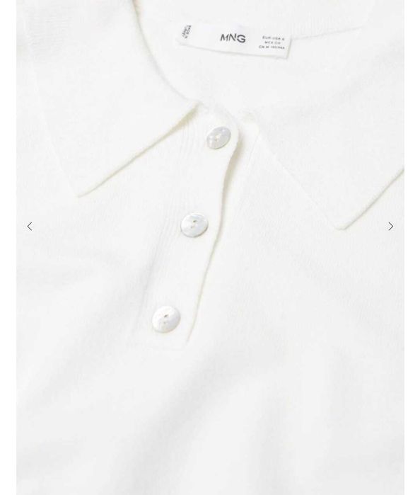 Tricou polo cu guler, Mango, M