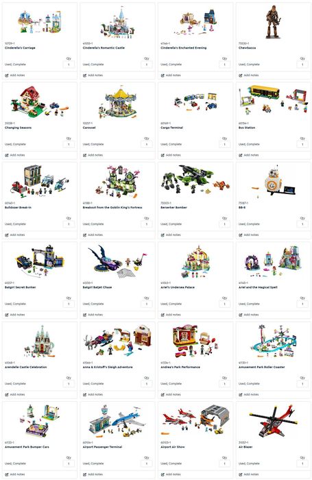 101 набор LEGO оригинал