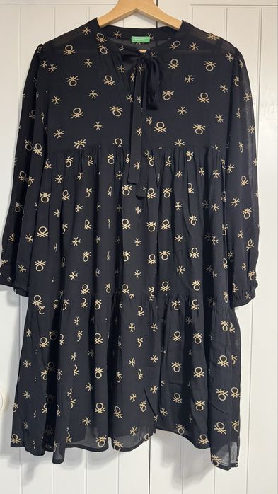 Benetton красива дамска рокля/туника,  размер M/L