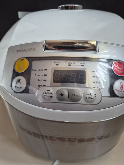 Multicooker Philips HD3037/70, Бял/Сребрист