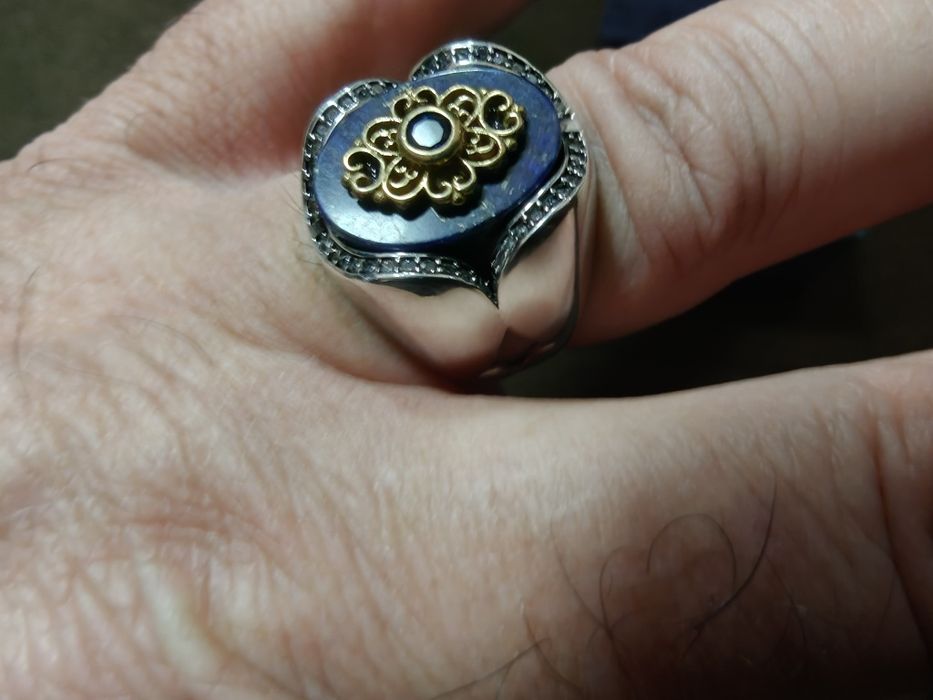 Мъжки сребърен пръстен 925