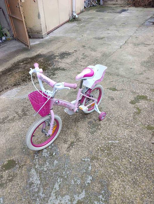 Детски велосипед 16 "Puppy Pink"