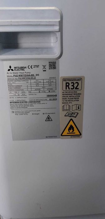 Термопомпа Mitsubishi Electric Ecodan PUZ-WM112VAA